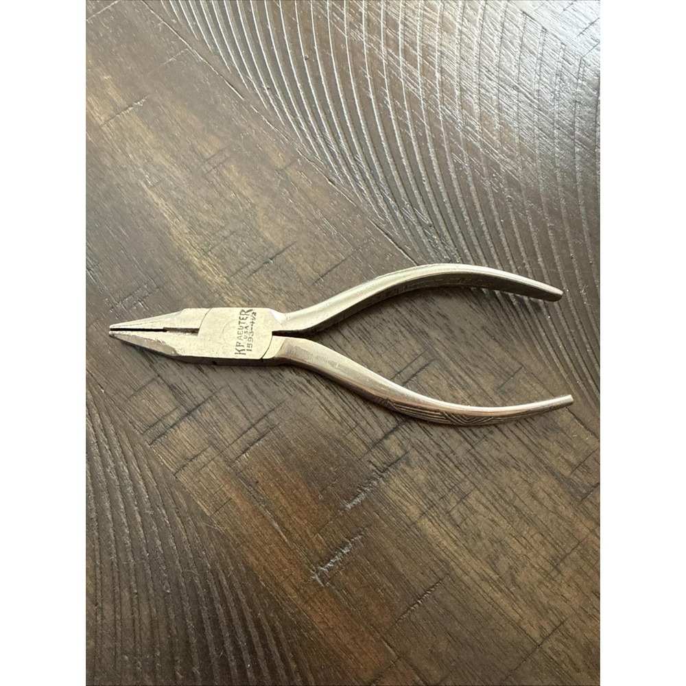 Vintage Pliers KRAEUTER USA No. 1593 4-1/2